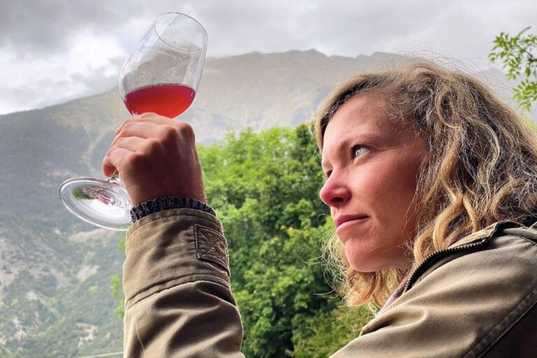 Les raisins suspendus, vignoble des hautes alpes