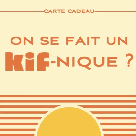 Carte cadeau pique-nique marseille, on se fait un kif-nique