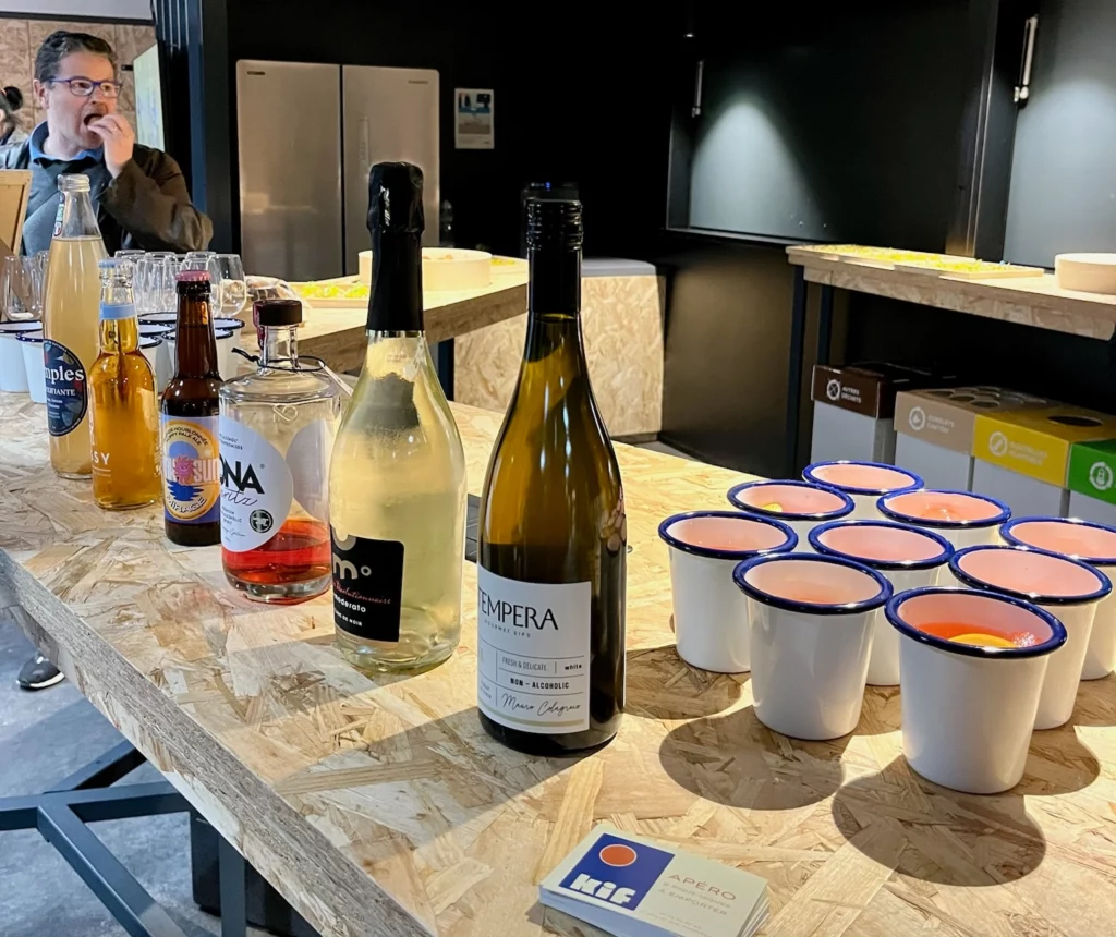 Atelier Sans alcool, dégustation SNCF