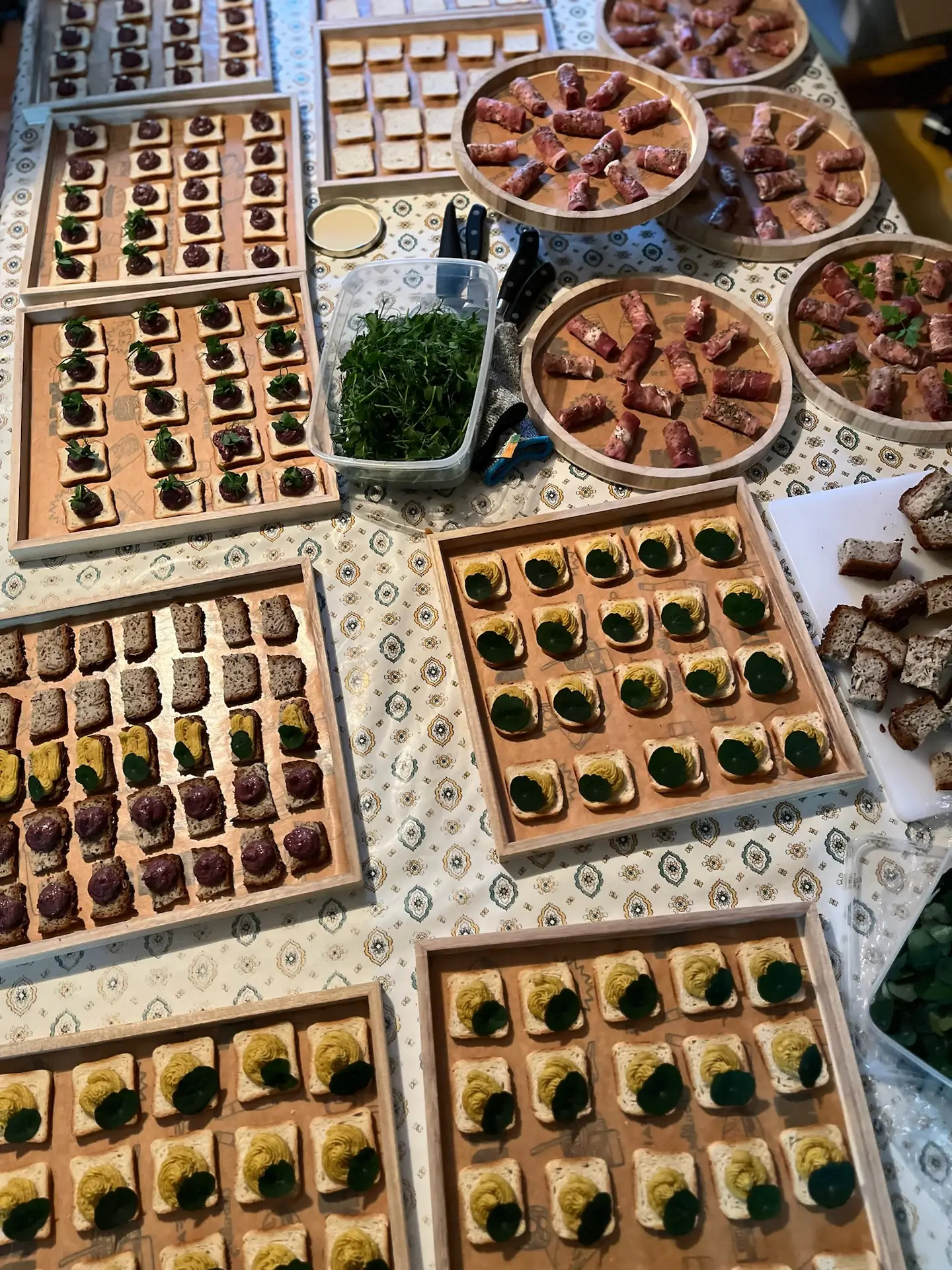 Préparation d'un cocktail pour une prestation mariage pour 90 personnes