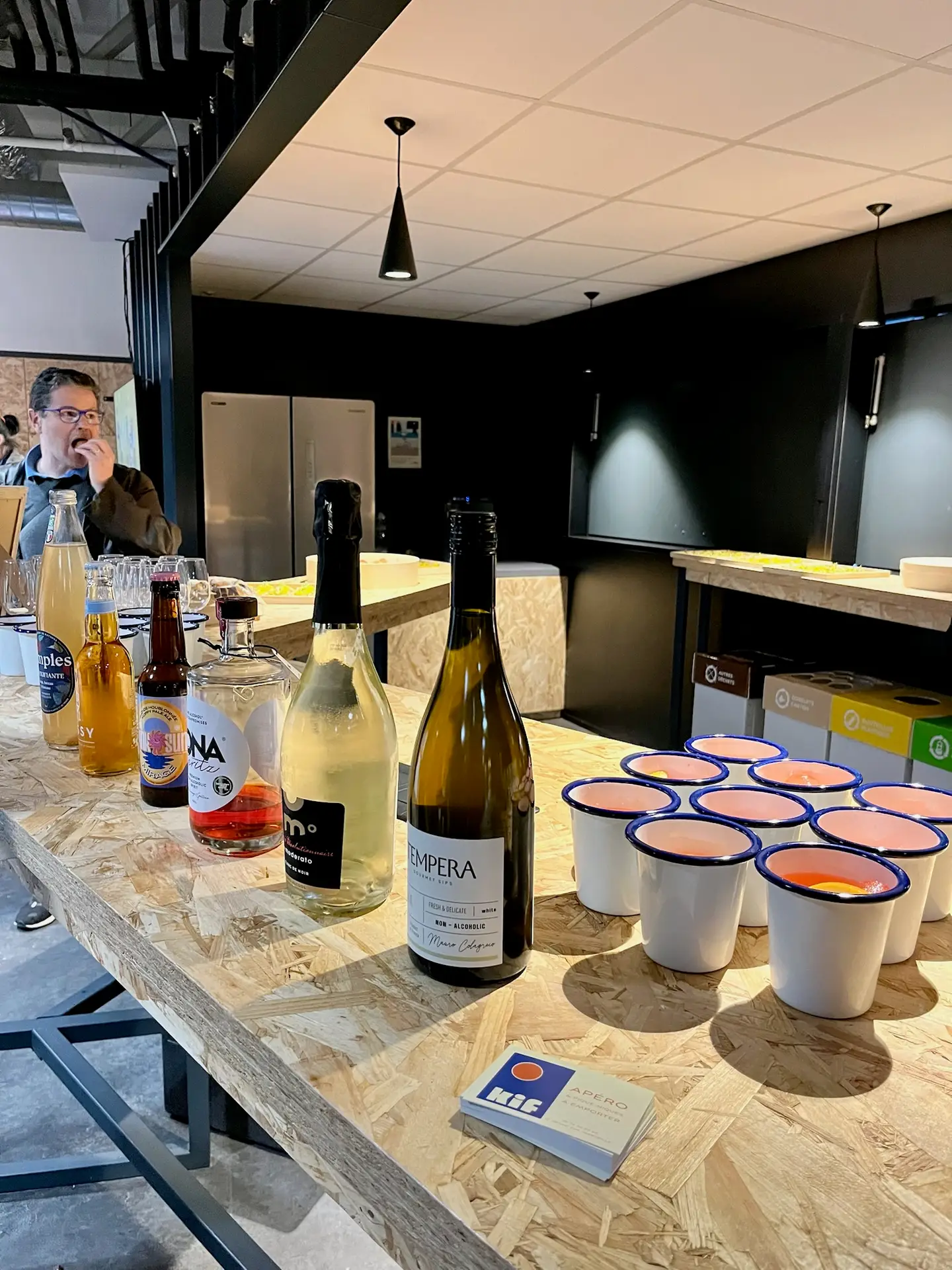 animation bar sans alcool sur une prestation traiteur